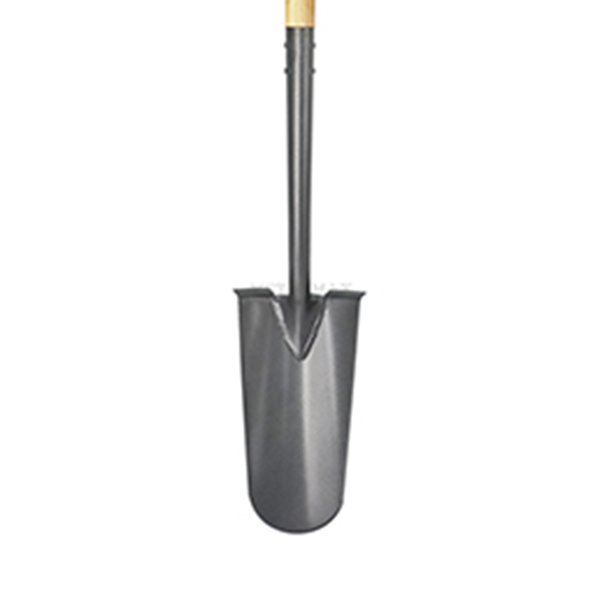 Carbon Steel Long Handled Planting Spade Detail Shot Carbon Steel Long Handled Planting Spade - Image 2