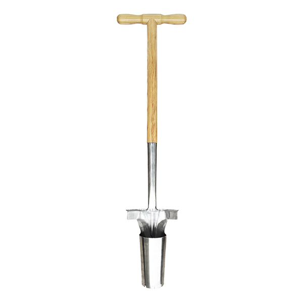 Stainless Steel Long Handled Bulb Planter Main Image Stainless Steel Long Handled Bulb Planter