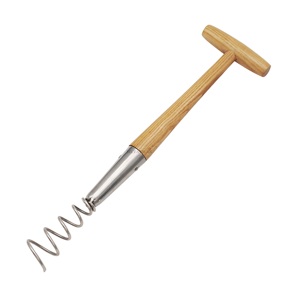 Stainless Steel Hand Corkscrew Weeder Main Image Stainless Steel Hand Corkscrew Weeder