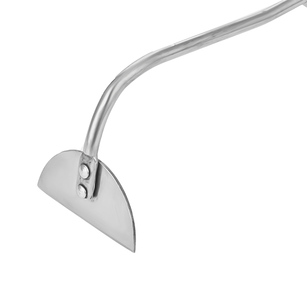 Stainless Steel Hand Onion Hoe Detail Shot Stainless Steel Hand Onion Hoe - Image 2