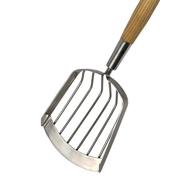 Stainless Steel Harvesting Scoop Detail Shot Stainless Steel Harvesting Scoop - Image 2